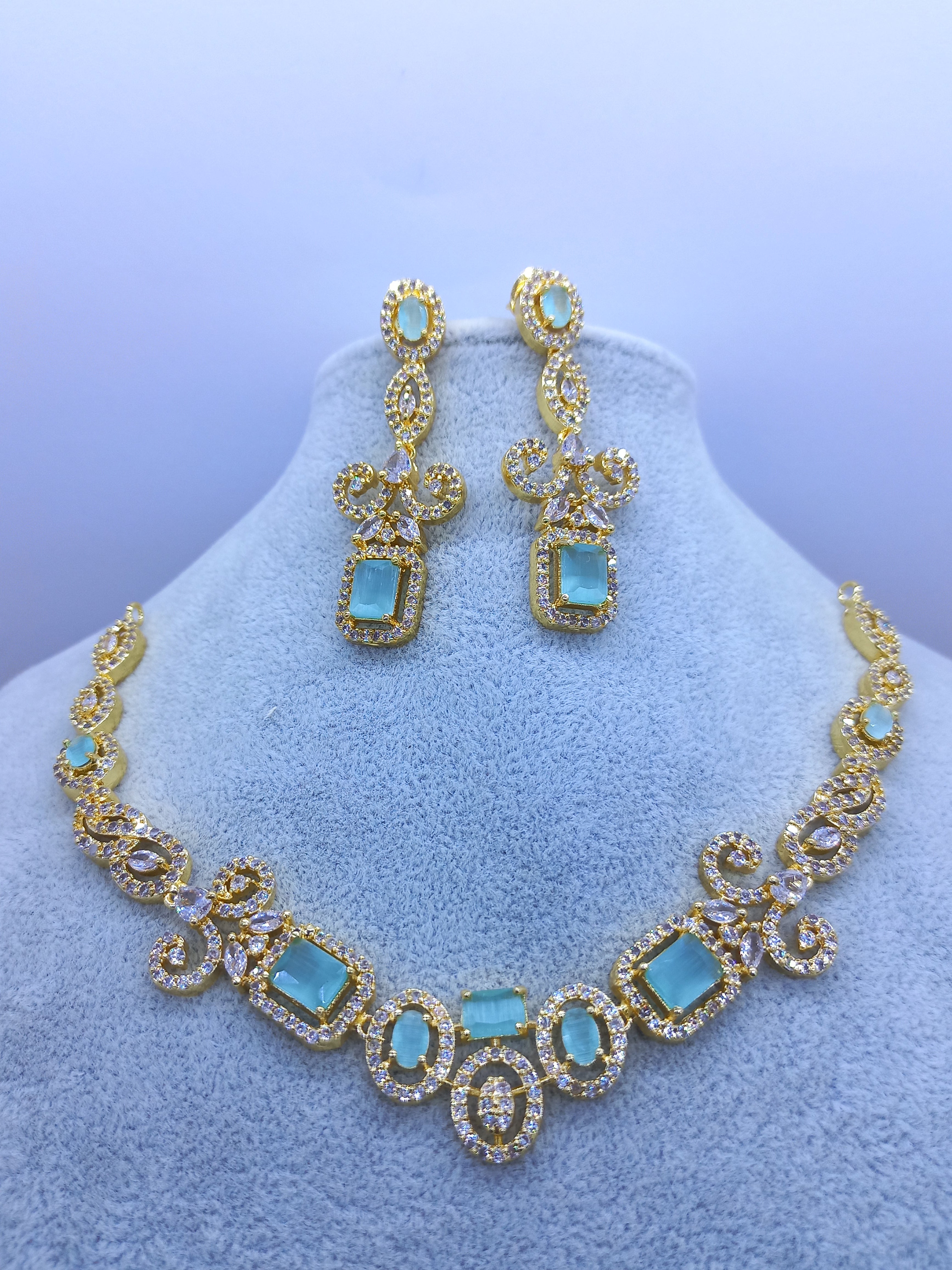 Golden mintgreen set