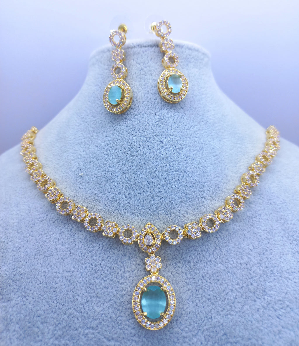 golden mintgreen set