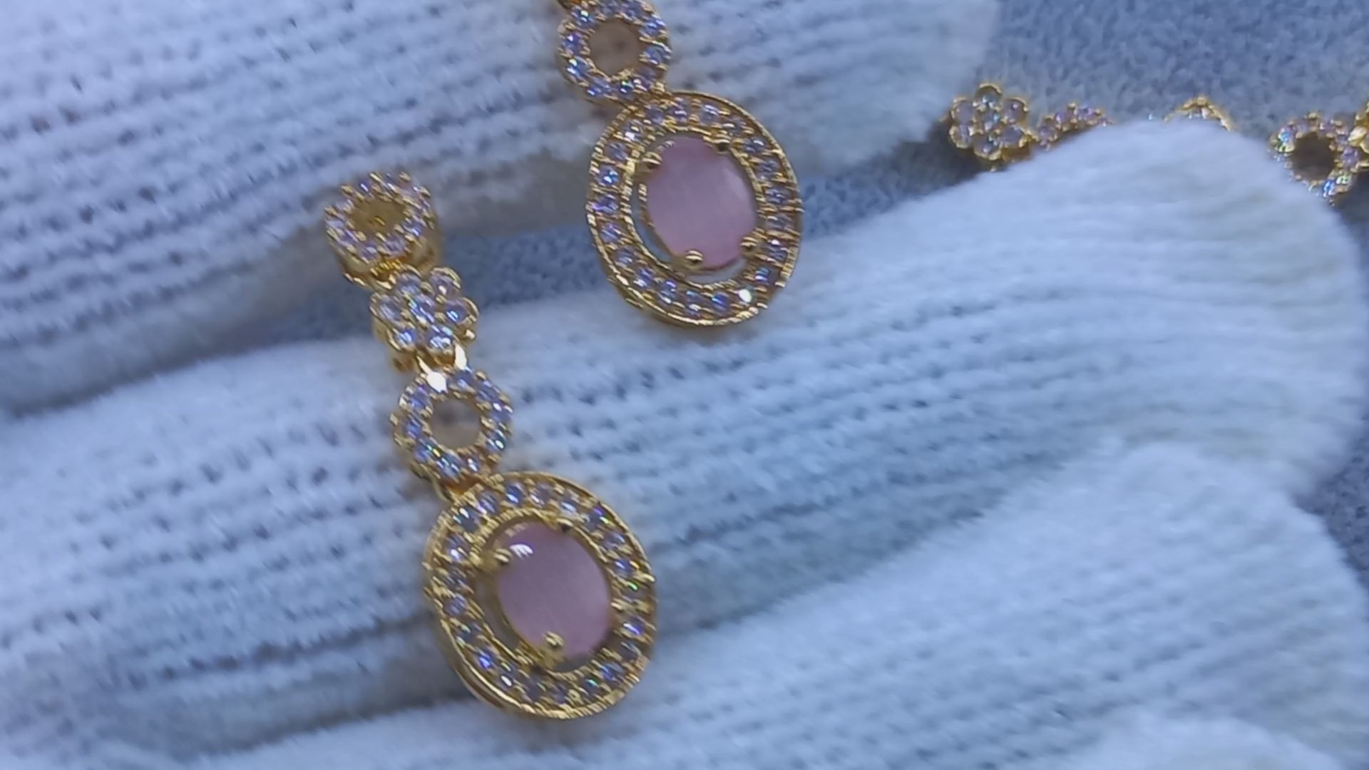 golden mint pink set